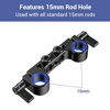 Picture of SMALLRIG 15mm Railblock Rod Clamp with 1/4"-20 Thread for 15mm DSLR Camera Cage Shoulder Rig - 2061