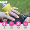 Picture of tweexy Wearable Nail Polish Holder Ring, Fingernail Polishing Tool, Manicure and Pedicure Accessories (Kittycat)