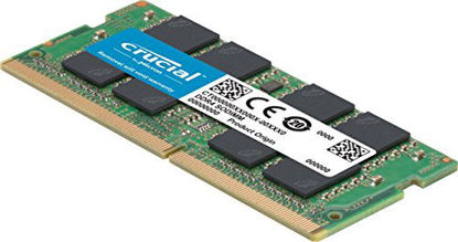 Picture of Crucial 64GB Kit (32GBx2) DDR4 2666 MT/S CL19 SODIMM 260-Pin Memory - CT2K32G4SFD8266