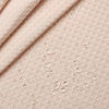Picture of Waffle Weave Shower Curtain Hotel Luxury Spa, 230 GSM Heavy Duty Fabric, Water Repellent, Rosewater Pink, 71"x72"
