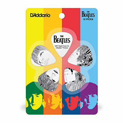 Picture of D'Addario Beatles Guitar Picks, Revolver, 10 pack, Medium