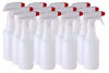 Picture of Pinnacle Mercantile Plastic Spray Bottles Leak Proof Technology Empty 16 oz Value Pack of 12 Made in USA