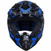 Picture of ILM Adult Youth Kids ATV Motocross Dirt Bike Motorcycle BMX MX Downhill Off-Road Helmet DOT Approved (Blue Black, Youth-XL)