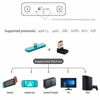 Picture of GuliKit Route Air Bluetooth Adapter for Nintendo Switch & Lite PS5 PC, Dual Stream Bluetooth Wireless Audio Transmitter with aptX Low Latency Connect Your Bluetooth Speakers Headphones - Blue