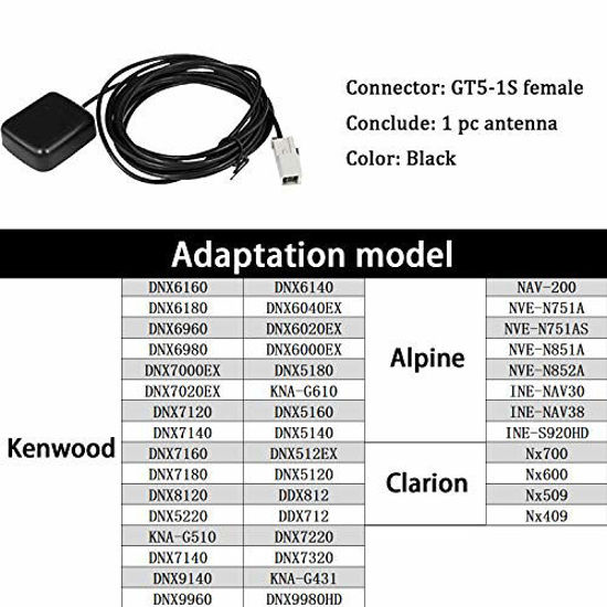 Picture of Anina Car Active GPS Antenna for Kenwood DDX DNX KNA DDX Navigation Radio Compatible with Toyota Honda Nissan