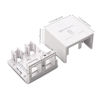 Picture of Cable Matters UL Listed 5-Pack 2-Port Keystone Jack Surface Mount Box in White