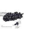 Picture of Honbay 100PCS 6#-32x6 Hex Phillips Head Replacement PC Computer Case Mounting Screws Fastener for Building Repairing and Maintaining Computer Systems (Black Zinc)