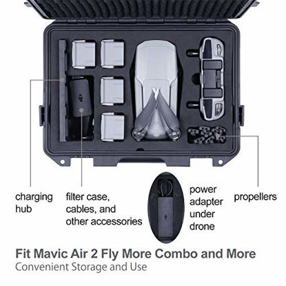 Picture of Lykus Titan MA200 Hard Case for DJI Mavic Air 2 Fly More Combo