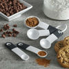 Picture of KitchenAid Classic Measuring Spoons, Set of 5, White/Black