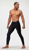 Picture of DEVOPS 2 Pack Men's Compression Pants Athletic Leggings (Large, Black/Black)