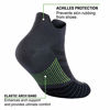 Picture of Ankle Compression Socks for Men and Women (6 Pairs), Low Cut No Show Short Compression Running Socks with Arch Support for Plantar Fasciitis, Cyling, Athletic, Flight, Travel, Nurses