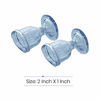 Picture of Transparent Eye Wash Cups for Effective Eye Cleansing - with Storage Container - Eye Shaped Rim, Snug Fit (2 Pcs.)