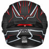 Picture of ILM Motorcycle Dual Visor Flip up Modular Full Face Helmet DOT LED Lights (S, BLACK RED - LED)