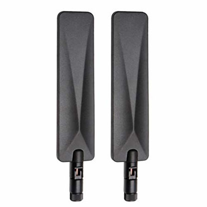 Picture of Bingfu 4G LTE Cellular Trail Camera Antenna 9dBi RP-SMA Male Antenna (2-Pack) Compatible with 4G LTE Cellular Trail Camera Game Camera Wildlife Hunting Camera Outdoor Mobile Security Camera