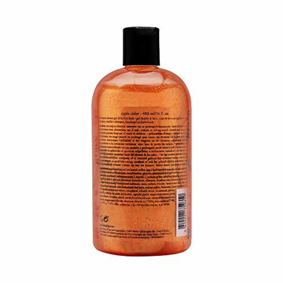 Picture of philosophy apple cider shampoo, shower gel & bubble bath, 16 oz