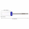 Picture of PANA Tapered Ceramic Nail Carbide Bit - Two Way Rotate use for Both Left and Right Handed - Fast remove Acrylic or Hard Gel - 3/32" Shank - Manicure, Nail Art, Drill Machine (Medium - M, Ceramic)