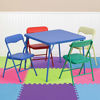 Picture of Flash Furniture Kids Colorful 5 Piece Folding Table and Chair Set