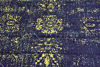 Picture of Unique Loom Sofia Collection Traditional Vintage Square Rug, 8', Navy Blue/Yellow