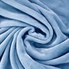 Picture of Exclusivo Mezcla Large Flannel Fleece Velvet Plush Throw Blanket - 50" x 70" (Blue)