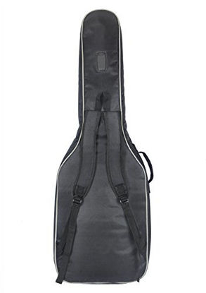 Picture of Tosnail Padded Electric Guitar Gig Bag - Backpack Shoulder Strap, Carry Handle & Pocket - Full Size 41 inch - Black