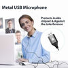 Picture of USB Lavalier Microphone-MAONO AU-UL10 192kHz/24bit Omnidirectional Lapel Mic Hands Free Shirt Collar Clip-on Microphone for PC Computer, Laptop, YouTube, Skype Recording, Live Broadcasting