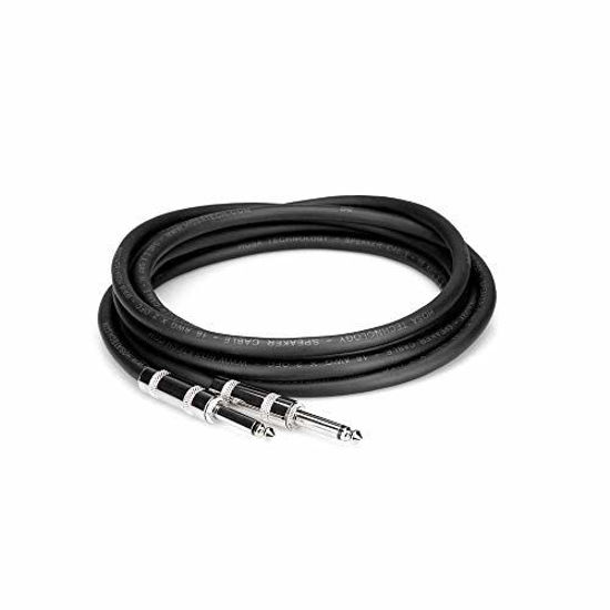 Picture of Hosa SKJ-603 1/4" TS to 1/4" TS Speaker Cable, 3 Feet Black