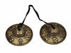 Picture of Dharma Store - Tibetan Tingsha Cymbals - 6.2 cm - OM Mane Padme Hum Symbols Embossed