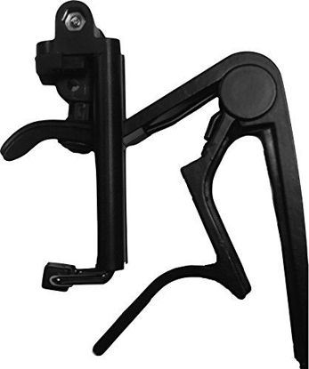 Picture of Smartphone Guitar Capo | Android and iPhone Compatible Dock Headstock Neck Clamp | I-Po Cell Phone Holder Aid Musicians | Electric or Acoustic Guitars