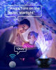 Picture of Galaxy Projector Star Projector, Used in Bedroom Sky Lite Projector, with Music Speaker and Remote Control, Water Wave and Starry Sky Effect,Compatible with Alexa and Smart App