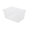 Picture of Rubbermaid Commercial Products Food Storage Box/Tote for Restaurant/Kitchen/Cafeteria, 16.5 Gallon, Clear (FG332800CLR)