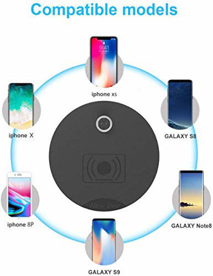 GetUSCart Fast Wireless Charging with Headphone Stand New Bee