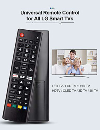 Picture of Universal Remote Control for All LG Smart TV LCD LED OLED UHD HDTV Plasma Magic 3D 4K Webos TVs AKB75095307 AKB75375604 AKB75675304 AKB74915305