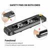 Picture of SMALLRIG Universal Low-Profile Quick Release NATO Rail Safety Rail 70mm/2.8inches Long with 1/4'' Screws for NATO Handle Camera Cage EVF Mount - BUN2483