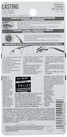 Picture of Maybelline New York Makeup Eyestudio Lasting Drama Gel Eye Liner, Charcoal, Waterproof, 0.106 Ounce, 1 Count