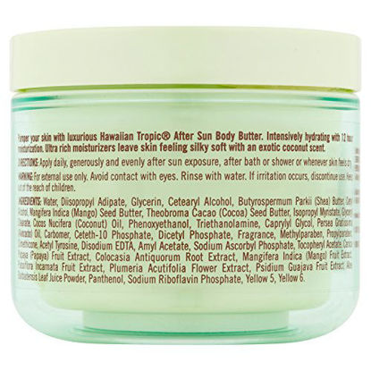 Picture of Hawaiian Tropic After Sun Lotion Moisturizer and Hydrating Body Butter with Coconut Oil, 8 ounce