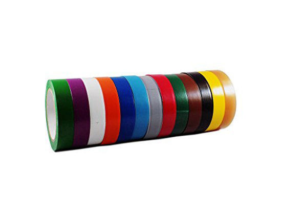 Solid SPVC Vinyl Colored Tape - 5.2 mil