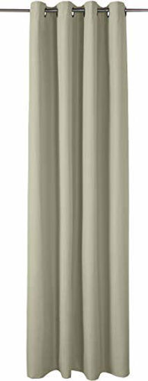 Picture of Amazon Basics Room Darkening Blackout Window Curtains with Grommets - 52" x 84", Taupe, 2 Panels