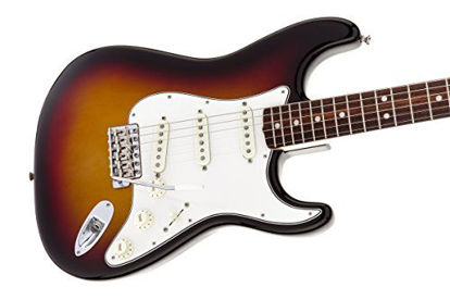 Picture of Fender Pure Vintage Pickguard, '65 Stratocaster with Truss Rod Notch, 11-Hole - Eggshell 3-Ply