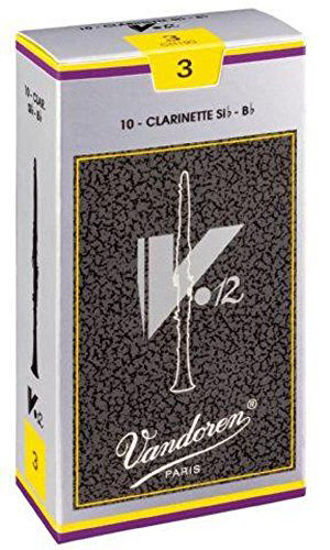 Picture of Vandoren CR193 Bb Clarinet V.12 Reeds Strength 3; Box of 10