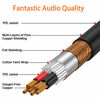 Picture of TISINO XLR to 3.5mm Microphone Cable, Nylon Braid Unbalanced XLR Female to 1/8 inch Mic Cord for Camcorders, DSLR Cameras, Computer Recording Device and More - 10 feet