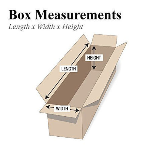 Picture of Partners Brand P24108 Long Corrugated Boxes, 24"L x 10"W x 8"H, Kraft (Pack of 25)