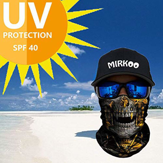 GetUSCart- MIRKOO 3D Breathable Seamless Tube Face Mask, Dust