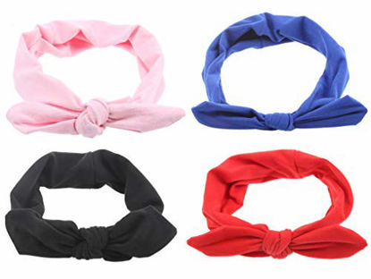 Picture of 4 Pack Women Fashion Elastic Hair Band Turban Head Band Accessories Set4