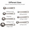 Picture of Measuring Spoons: U-Taste 18/8 Stainless Steel Measuring Spoons Set of 7 Piece: 1/8 tsp, 1/4 tsp, 1/2 tsp, 3/4 tsp, 1 tsp, 1/2 tbsp & 1 tbsp Dry and Liquid Ingredients