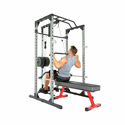 Picture of Fitness Reality 810XLT Super Max Power Cage | Optional Lat Pull-down Attachment and Adjustable Leg Hold-down | Lat Pull-down Attachment Only