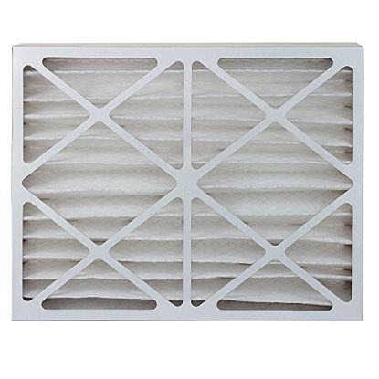 Picture of FilterBuy 20x25x4 MERV 13 Pleated AC Furnace Air Filter, (Pack of 2 Filters), Actual size 19 3/8" x 24 3/8" x 3 5/8", 20x25x4 - Platinum