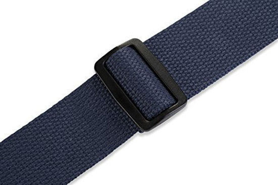 Picture of Levy's Leathers 2" Signature Series Cotton Guitar Strap with Suede Ends and Tri-glide Adjustment; Navy (MSSC8-NAV)