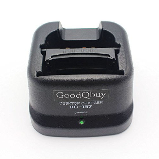 Picture of GoodQbuy Rapid Quick Charger is Compatible with Icom Radio IC-A24 IC-F4GT IC-F30GT IC-T3H IC-V8 BP-209N BP-210N BP-211N BP-222N BC-137