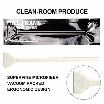 Picture of UES FFR-30 Digital Camera Full-Frame Sensor Cleaning Swabs (30 X 24mm Swabs), UES-FFR30