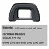 Picture of D90 D7000 Viewfinder Eyepiece Eyecup Eye Cup for Nikon D7000 D90 D40 D50 D70/D70S D80 D200 D300 D600 D610 D750[2 Packs], Replace eyepiece DK-21, Fire Rock Camera Eyecup Accessories DK21